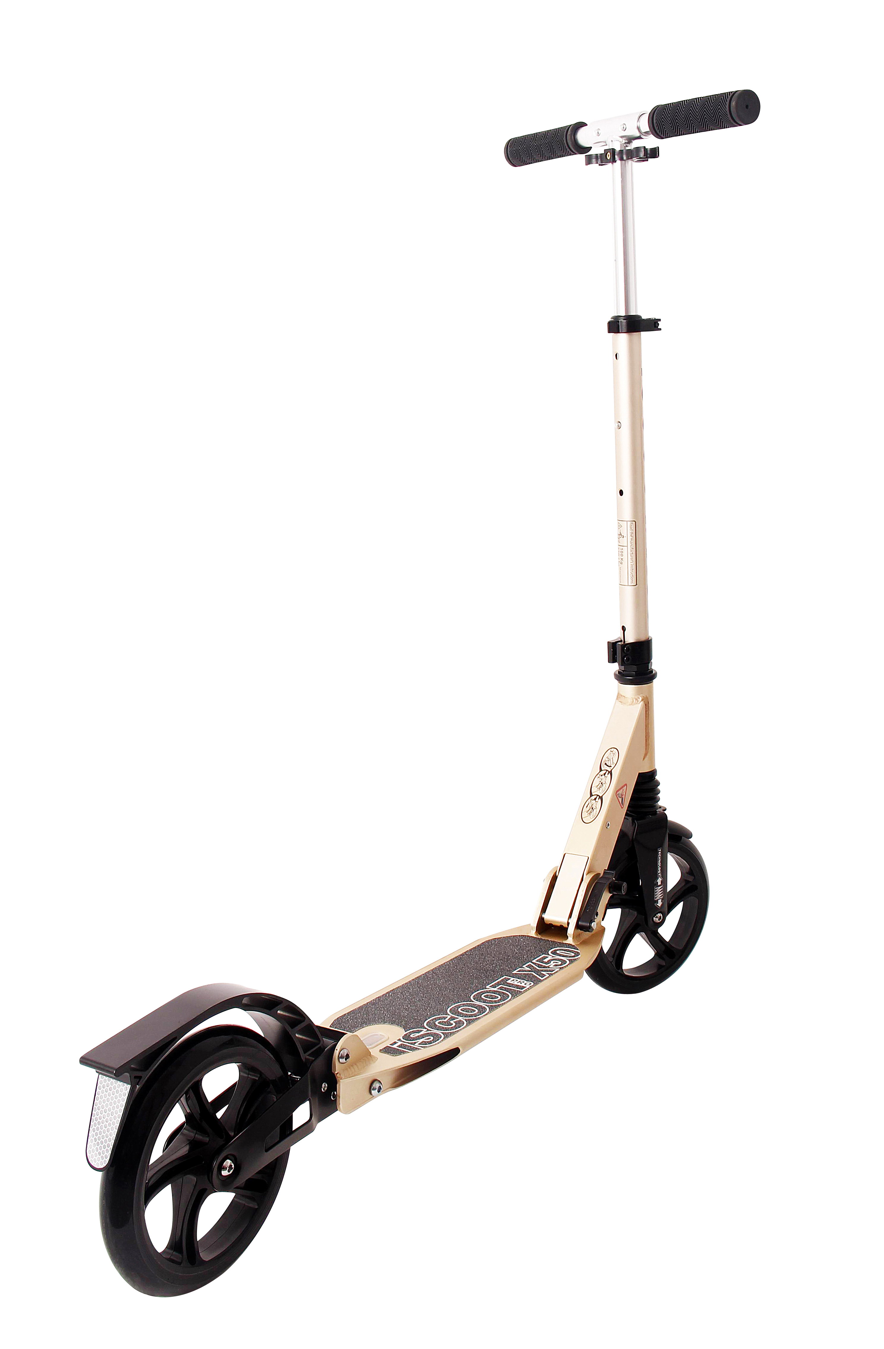 Adult iScoot X50 City Suspension Push Kick Scooter Folding Large 200mm